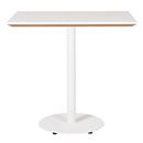 Pelarbord Trend, BxDxH 800x800x755 mm, vit rundfot