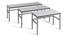 Arbetsbord Embla, LxB 2000x800 mm, max 300 kg, grå laminat
