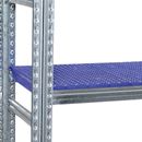 Hyllplan till Lagerhylla Flex, BxD 1500x500, blå plast