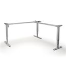 Höj och sänkbart stativ Atlanta 3-pelare, silver