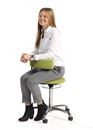 Ergonomisk Åkstol Saturn, grön, tyg