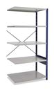 Lagerhylla  Blå/Grå, utbyggnad, BxDxH 965x600x1960, öppen