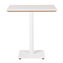 Pelarbord Trend, BxDxH 700x700x755 mm, vit fyrkantsfot