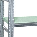 Hyllplan till Lagerhylla Flex, BxD 1800x500, grön plast, frysmiljö