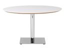 Soffbord Trend, Ø 900 mm, fyrkantsfot, krom