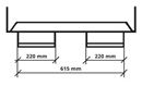 Tippcontainer Kronos, volym 900 L