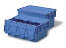 Transportlåda Integra, med inbyggt lock, 55 l