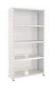 Lagerhylla  Vit/Vit, täckt gavel & rygg, grund, BxDxH 1000x700x2500