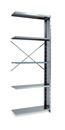Lagerhylla  Galvaniserad, täckt gavel, utbyggnad, BxDxH 965x300x2500