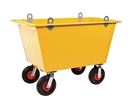 Avfallsvagn med lyftöglor, luftgummihjul, 200 L