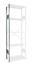 Lagerhylla  Hyllgavelstege, öppen, DxH 500x3000, galv