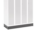 Sockel för skåpserien Hove, grå, bredd 800 mm/OUTLET