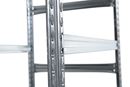 Lagerhylla Flex, med galvaniserade stålhyllplan