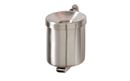 Vägghängd askkopp, H 100 mm, Ø 90 mm, rostfri