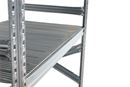 Lagerhylla Flex, med galvaniserade stålhyllplan