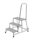 Mobil Arbetstrappa, 3 steg, BxD 760x870 mm