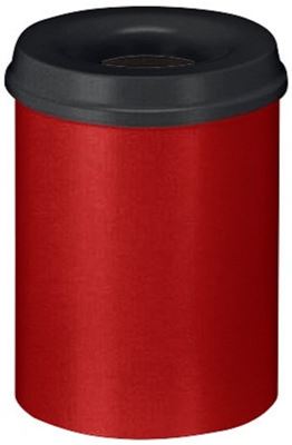 Brandsäker Soptunna, 15 l, H 360 mm, röd