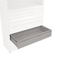 Stållåda till Lagerhylla , BxDxH 925x500x175, grå 