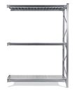 Lagerhylla Maxi, utbyggnad, BxDxH 1820x800x2500, galvade hyllplan