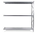 Lagerhylla Maxi, utbyggnad, BxDxH 2420x1200x2500, galvade hyllplan
