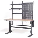 Höj och sänkbart Arbetsbord Tyr Montering, BxD 1600x800 mm, ek