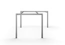 Skrivbordsstativ DUO-C Hörna, L 1600-2000 mm, silver