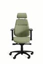 Kontorsstol Sverigestolen 818, tyg Capture, grön