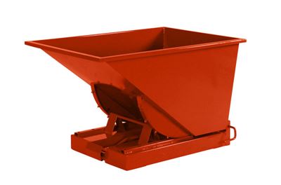 Tippcontainer Argos 300 L, LxBxH 1235x840x750 mm, röd