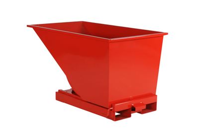 Tippcontainer Argos 600 L, LxBxH 1525x865x870 mm, röd