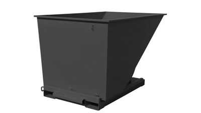 Tippcontainer Argos 2000 L, LxBxH 2073x1316x1248 mm, svart