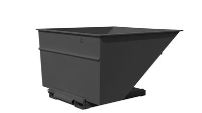 Tippcontainer Argos 2500 L, LxBxH 2073x1566x1248 mm, svart