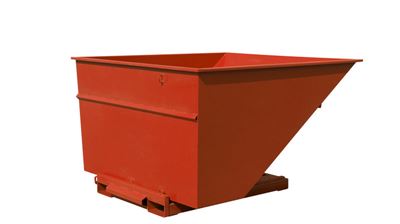 Tippcontainer Argos 2500 L, LxBxH 2073x1566x1248 mm, röd