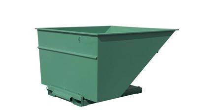 Tippcontainer Argos 3000 L, LxBxH 2073x1866x1248 mm, grön