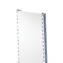 Täckt gavel till Lagerhylla, DxH 300x2500, vit