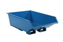Lågbyggd Tippcontainer Moros 550 L, LxBxH 1645x1065x525 mm, blå