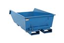 Lågbyggd Tippcontainer Moros 550 L, LxBxH 1645x1065x525 mm, blå