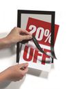 Självhäftande inforam DURAFRAME®, A5, svart, 10 st/fp