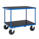 Rullvagn Industri Geran, LxBxH 1000x600x890 mm, med broms, blå