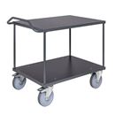 Rullvagn Nean, LxBxH 1110x700x965 mm, med broms, grå