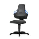 Arbetsstol Bimos Nexxit, med handtag, med glidfötter, Supertec