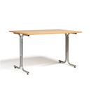 Matsalsbord Vicky Square, LxB 1200x800 mm, bok/silver