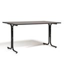 Matsalsbord Vicky Square,  LxB 1400x800 mm mörkgrå/svart