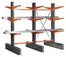 Grenställ Anzel, 3 pelare, H 2500 mm, arm 600 mm, 9000 kg/sektion