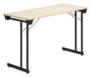 Utbildningsbord Hatty, 1200x500 mm, björk/svart