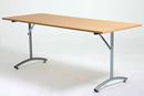 Fällbart bord Arik 1800x800 mm, alulack/bok