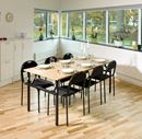 Fällbord Starko, 1800x700 mm, ek/svart
