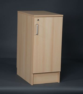 Bänkskåp med bänkskiva, en dörr, HxBxD 890x600x470 mm, bok