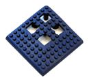 Flexi Tile hörnlist 50x50 mm, 4-pack. Blå