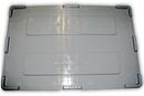 Lock till plastcontainer Burgha, 1200x800 mm, grå