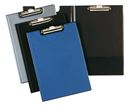 Skrivplatta dubbel A4 med klämma, mörkblå